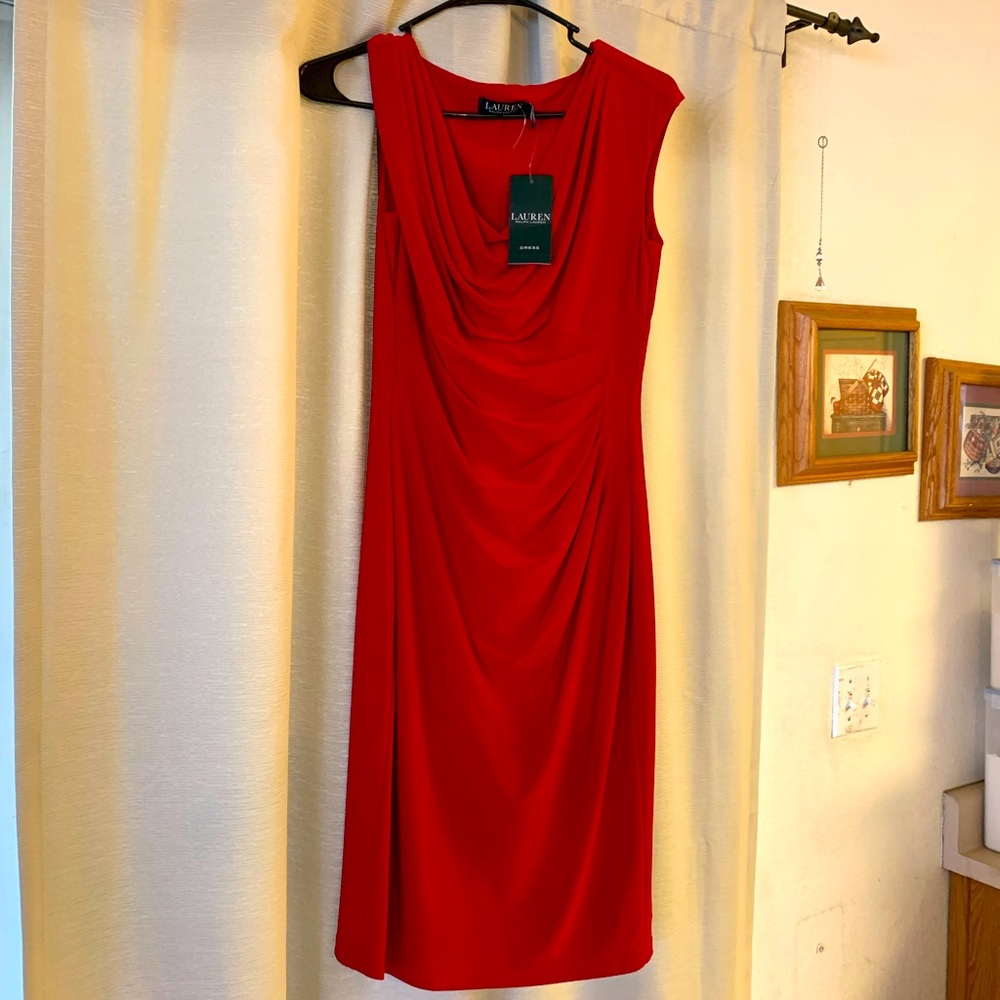 Red Ralph Lauren dress